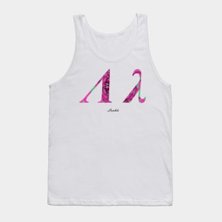 Lambda Greek Alphabet Tank Top